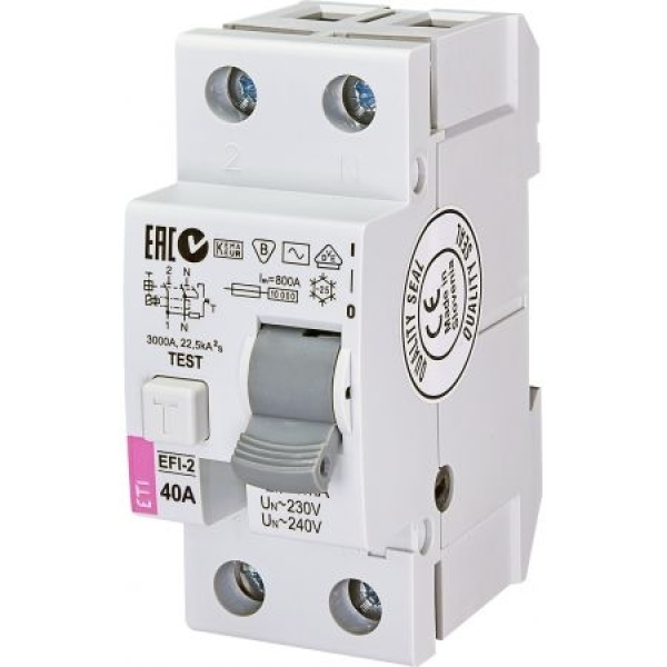 FID stikalo ETI 40/0,03A 2P TIP AC