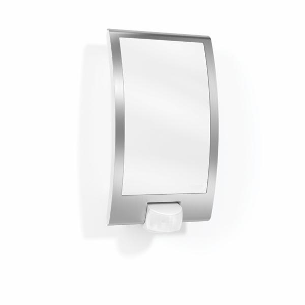 ZUNANJA STENSKA SVETILKA STEINEL INOX  L22 1X60W E27 S SENZORJEM 180°. IP44