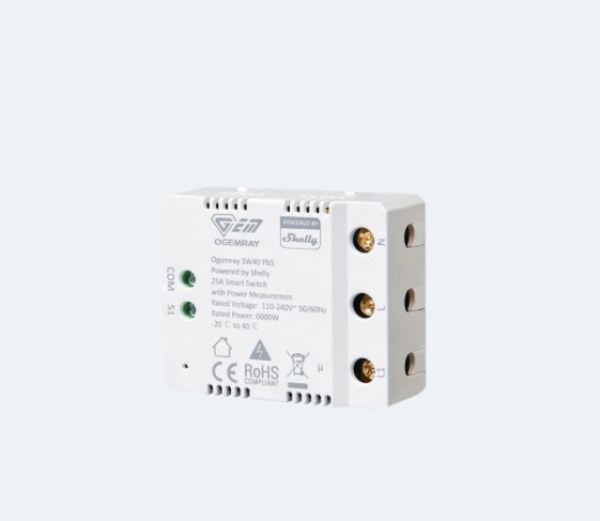 SHELLY OGEMRAY SMART RELAY 25A
