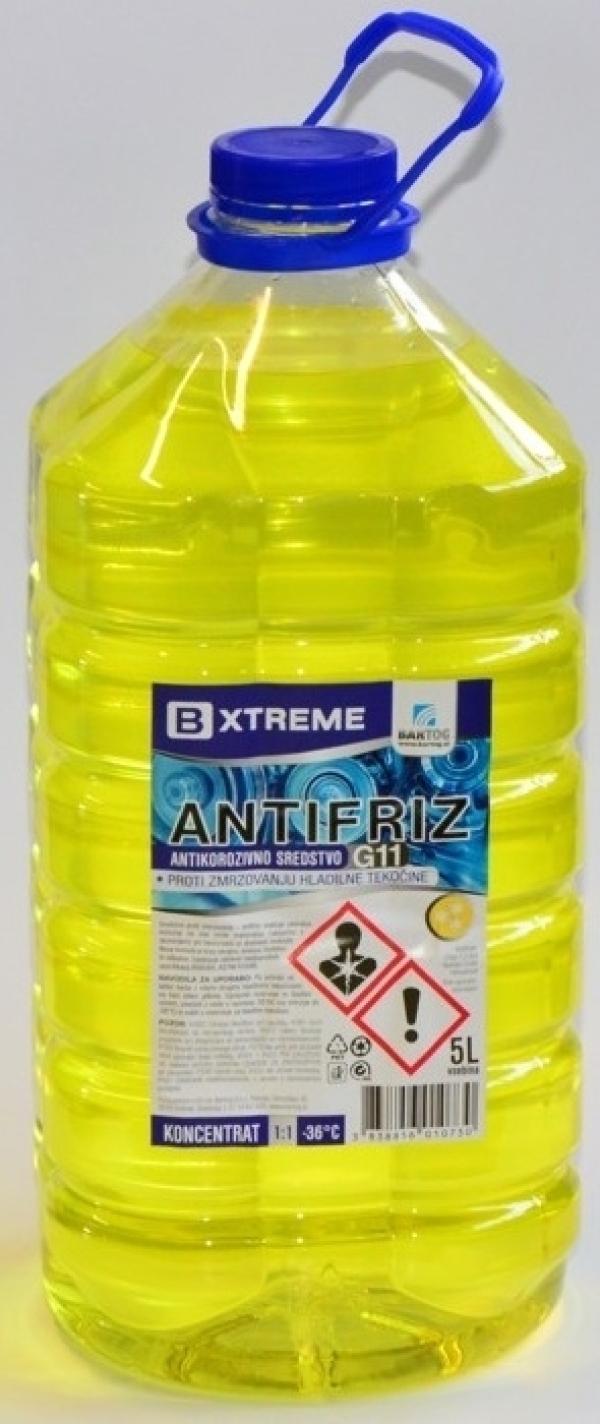 ANTIFRIZ G11 RUMENI 5L BXTREME