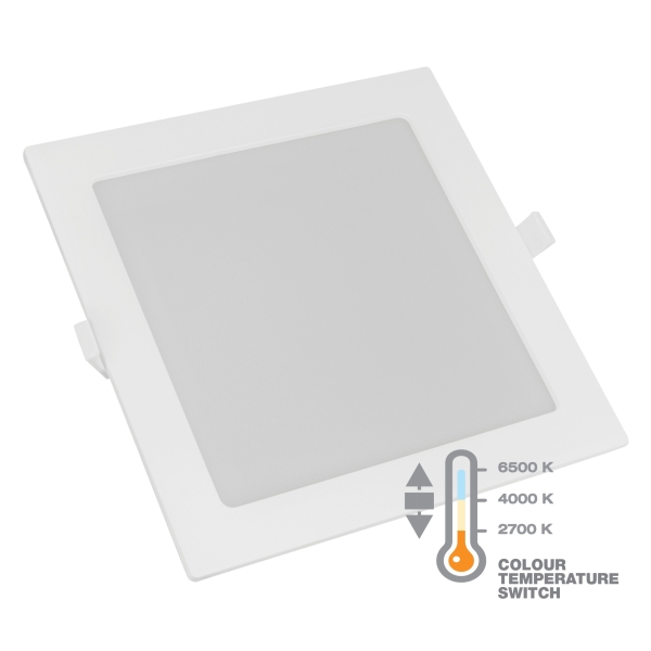 Vgradni LED panel kvadratni 18W COMMEL 2700-6500K 220x200 mm