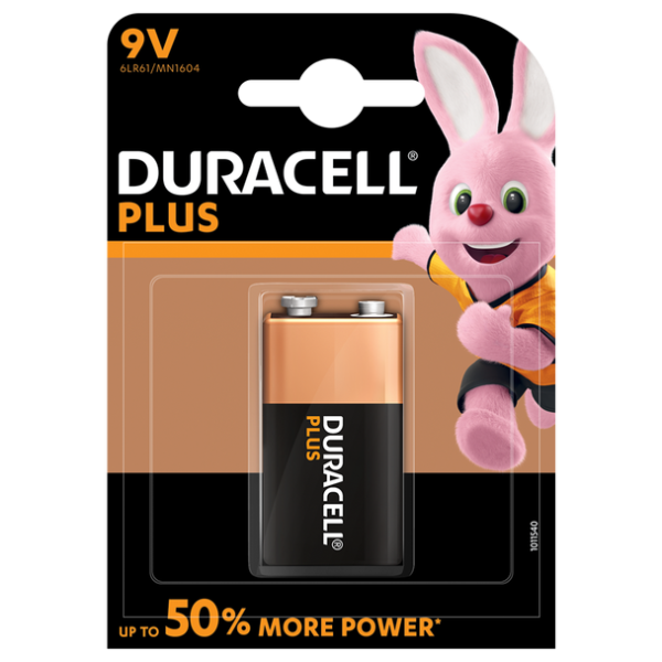 Baterija Duracell 9V
