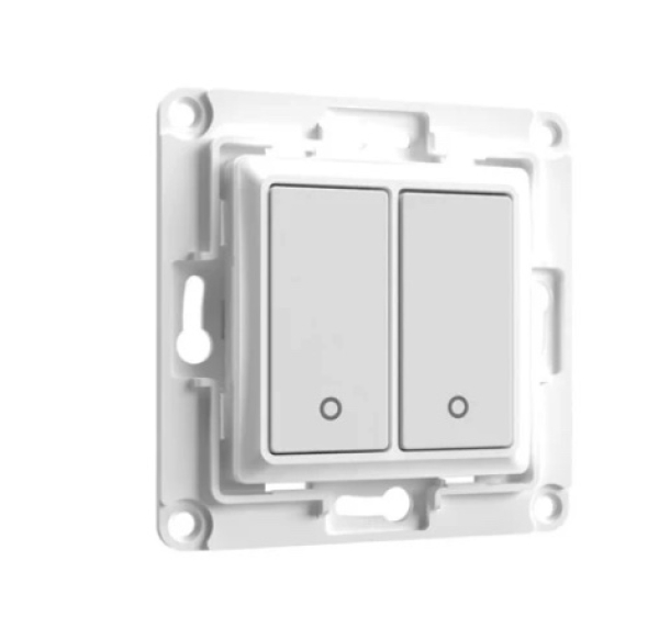 Shelly Wall Switch with 2 Buttons White