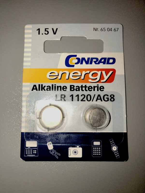 Baterija Conrad energy Alkaline batterie LR 1120 / AG8
