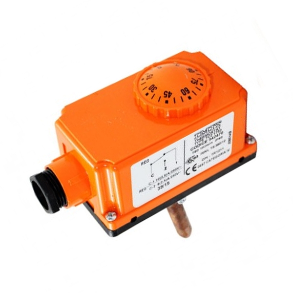 Termostat enojni potopni 0°C - 90°C IMIT 542470
