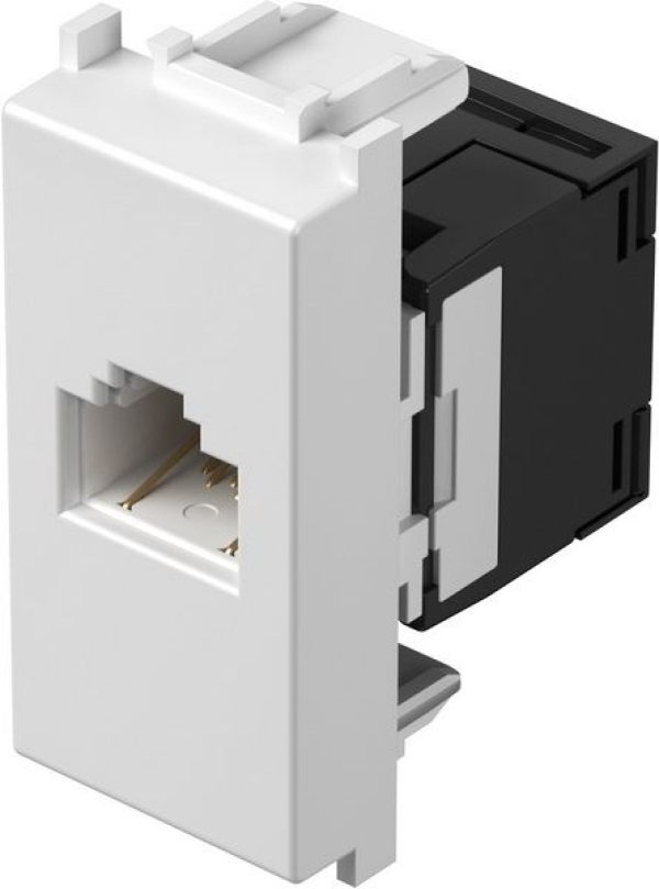 Vtičnica CAT6 SCH KS RJ45 8/8 MODUL bela