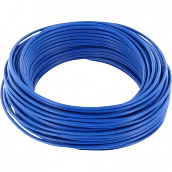 Trda žica HO7V-U 2.5mm, modra